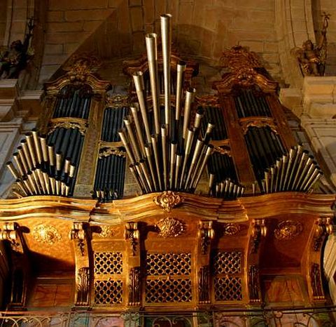 El órgano de la colegiata de Iria-Flavia, en Padrón.
