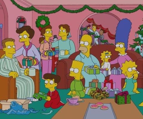 Antena 3 acompañará la cena con un especial de «Los Simpson».