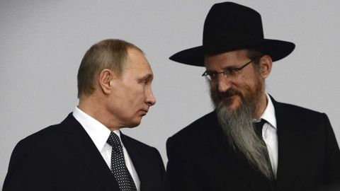 Putin, en un acto en el museo judío de Moscú