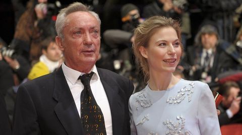 Los actores Udo Kier y Nora von Waldstaetten.