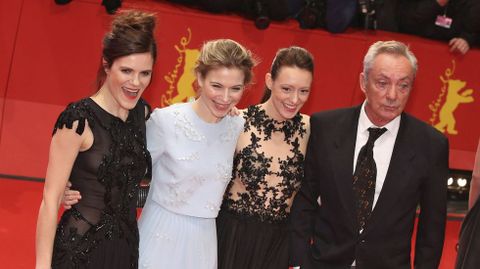 La actriz alemana Fritzi Haberlandt, la austríaca Nora von Waldstaetten, la alemana Lavinia Wilson, y el alemán Udo Kier.