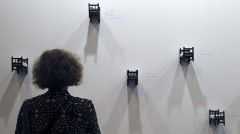 Una de las obras de la galería brasileña Emma Thomas en la feria ARCO, que cuenta con la presencia de 218 galerías.