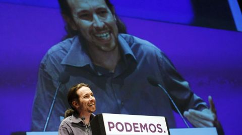 Pablo Iglesias durante el «Otro Estado de la Nación».