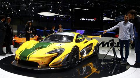 El nuevo McLaren P1 GTR, presentado en Ginebra.
