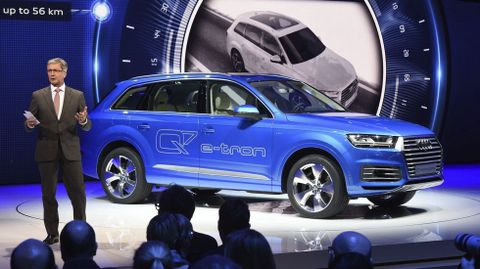 Audi presentó otro modelo eléctrico, el Q7.