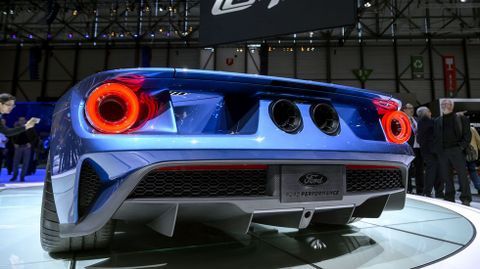 Vista trasera del nuevo Ford GT.