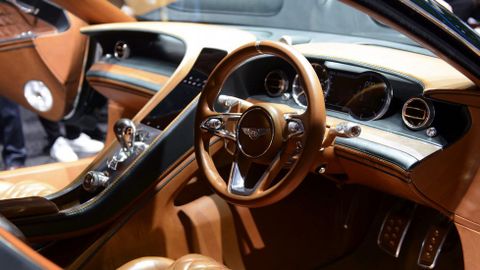 Vista del interior del nuevo Bentley EXP 10 Speed 6 Concept.