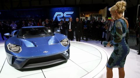 Presentación del nuevo Ford GT en Ginebra.
