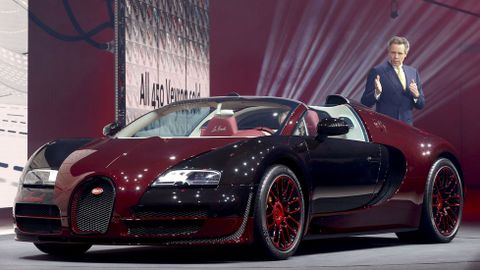 El Bugatti Veyron Grand Sport Vitesse La Finale, otra de las estrellas del Salón de Ginebra.
