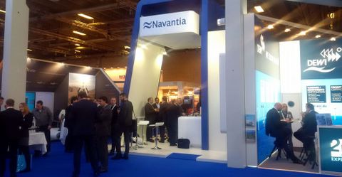 Navantia participó con un puesto propio en la feria Ewea celebrada hace unos días en Copenhague.