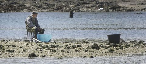 La ría de O Burgo lleva cerrada al marisqueo desde el pasado 7 de marzo por presencia de hidrocarburos.
