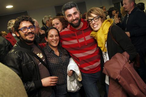 Nacho Rodríguez, Ketty Paisal y Sonia Lebedynski.