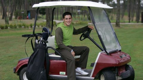 En el campo de golf de Meis (2005).