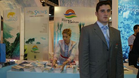 Promotor del turismo de las Rías Baixas en Fitur 2005.