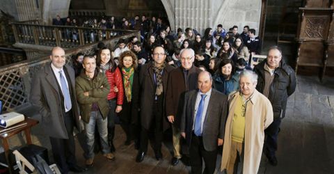 Ayer se estrenó el nuevo ciclo de conciertos de órgano para estudiantes en el Mosteiro de Celanova.