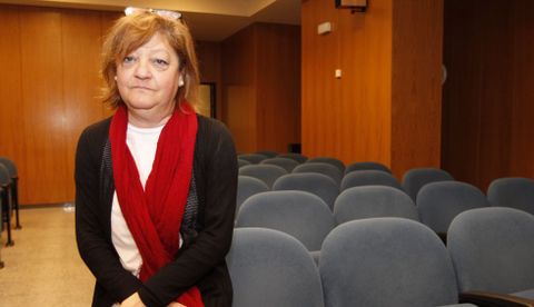 Aurora, ayer en el Clínico, nació con lipodistrofia y se la diagnosticaron hace solo 16 meses.