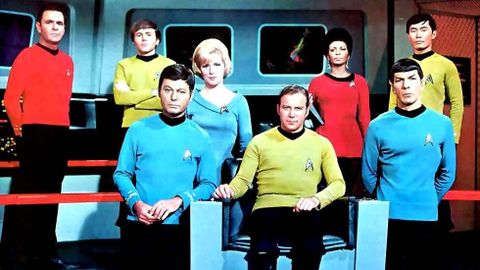 Los protagonistas de «Star Trek»