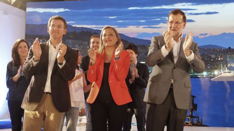 El presidente del Gobierno dio su primer mitin de campaña en Galicia en Vigo