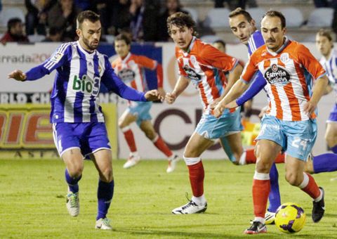 Iván Pérez y Sandaza, en el último triunfo en Ponferrada.