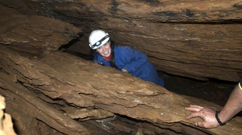 Uno de los numerosos recovecos de la cueva de Ceza, que en la actualidad está geológicamente activa, es decir, en proceso de formación