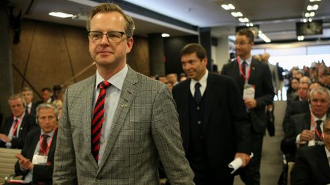 El ministro sueco de Industria, Comercio e Innovación, Mikael Damberg.