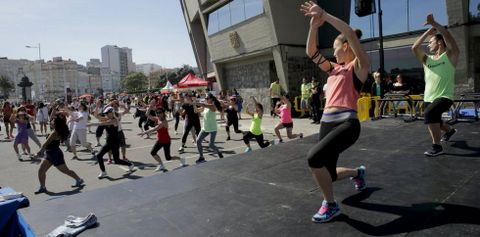 Durante toda la mañana se sucederán las exhibiciones y master class de distintos deportes.