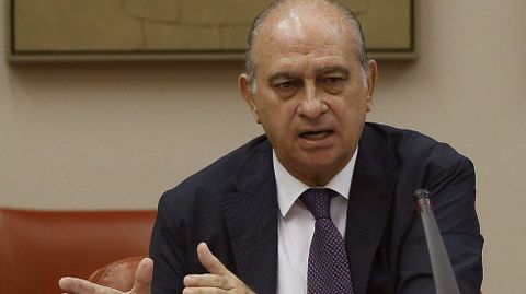 Jorge Fernández Díaz, durante una comparecencia en el Congreso en el 2015