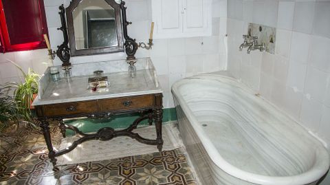 Cuarto de baño del pazo