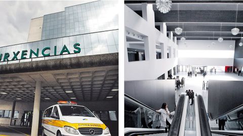 El coste del clínico de Santiago se duplicó según lo previsto. El hospital Lucus Augusti costó 182 millones de euros