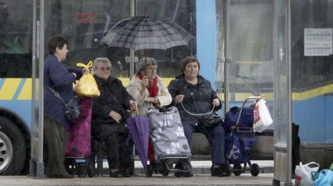 Aunque aún es verano, la estampa hoy en Galica ha sido totalmente invernal.