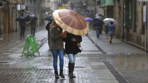Día de lluvia en Pontevedra