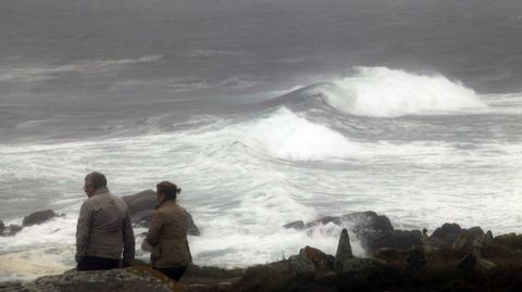 Oleaje en Corrubedo (Ribeira).