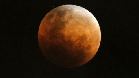 Eclipse de la Superluna dede Valparaíso, Chile
