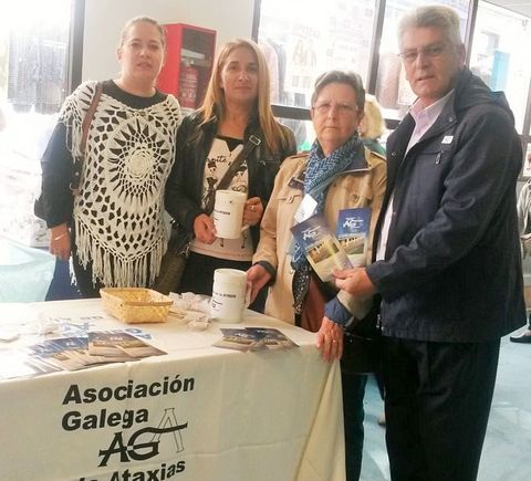 Fernández y Doldán, ayer, con responsables de la AGA.