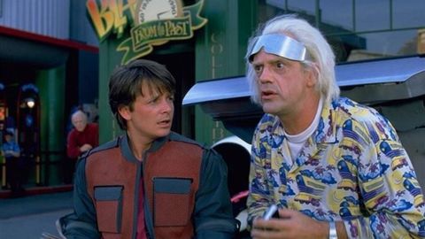 Michael J. Fox en Regreso al futuro 