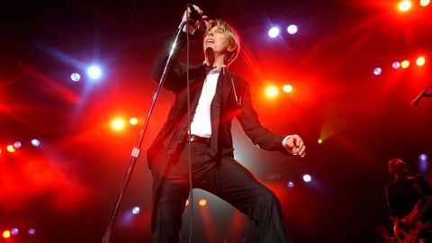 Concierto de David Bowie en Noruega en el año 2002.