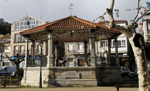 Palco de la Alameda Vella, en Cangas do Morrazo.