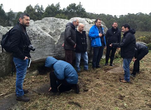 El alcalde y el edil de Cultura realizaron una inspección con los miembros de A Rula.