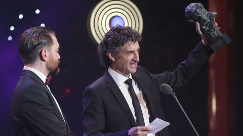 Axel O'Mill Tubau y Patxi Uriz reciben el Goya al mejor cortometraje documental por «Hijos de la Tierra»