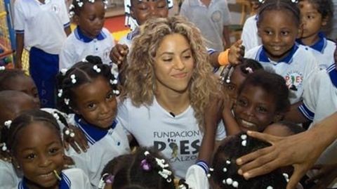La cantante Shakira, a por las causas patriotas.