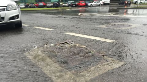 Arqueta levantada en La Grela
Lluvias en A Coruña y comarca