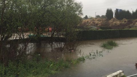 Inundaciones en Cambre, en el río Gándara
Lluvias en A Coruña y comarca