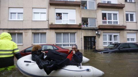 Inundaciones en Sada.