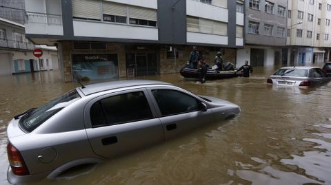 Graves inundaciones en Sada