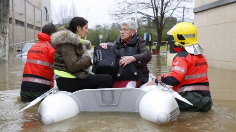 Inundación en Sada