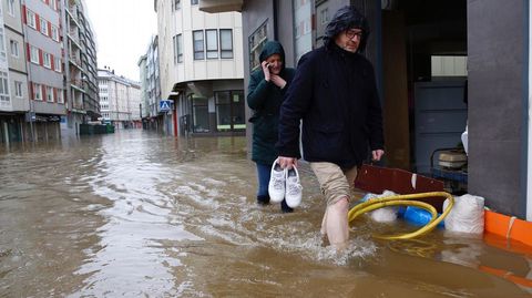 Inundaciones en Sada