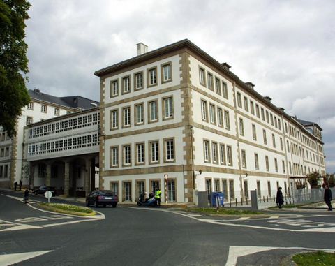 El hospital es un referente arquitectónico de la Ciudad Vieja