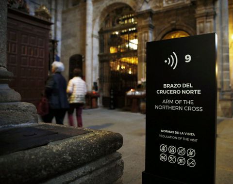 La empresa ya ha colocado los puntos de información.