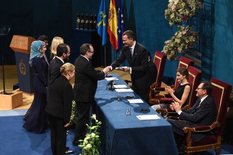 Un momento de la ceremonia de entrega de los Premios Princesa de Asturias 2015