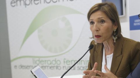 Carla Reyes. Ejecutiva. Periodista, preside la Asociación de Executivas de Galicia